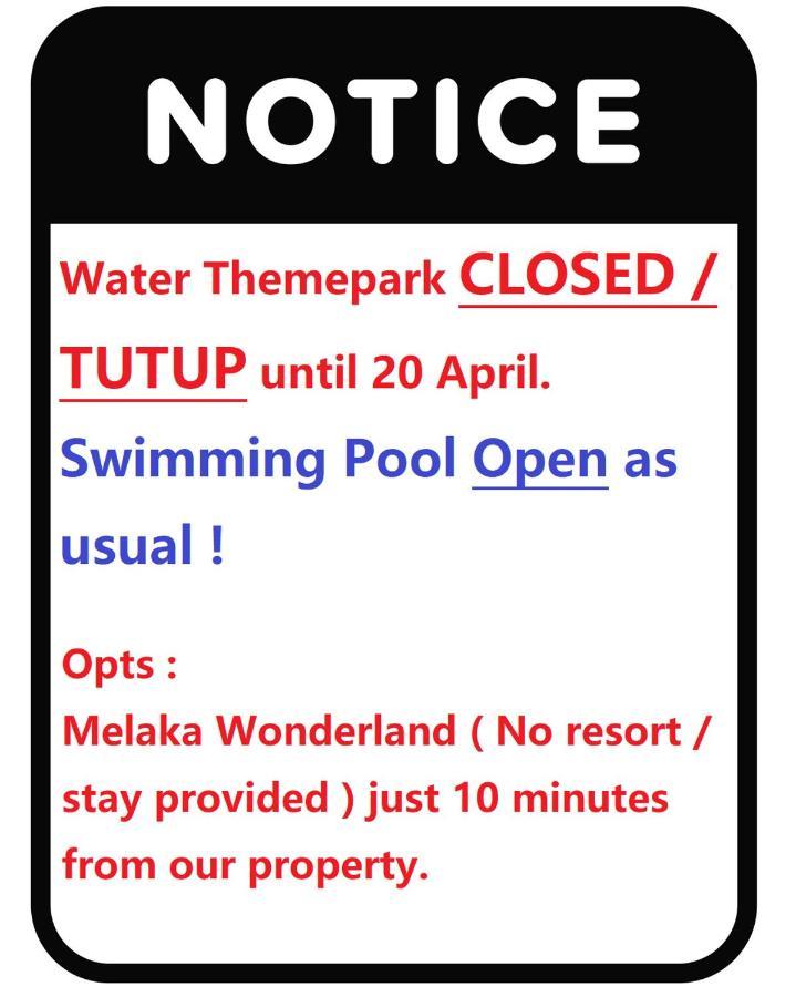 B - Lagoon Water Themepark Suite Melaka Town Malacca Exterior foto